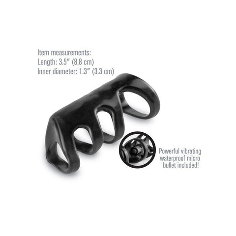 Fantasy X-Tensions Vibrating Power Mens Cock Cage - Pumps, Extenders and Sleeves