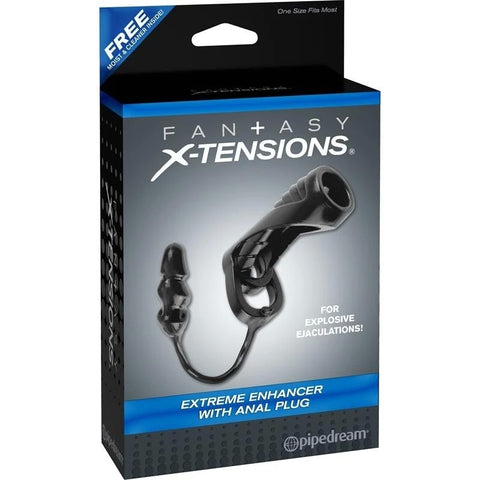 Fantasy X-Tensions Extreme Enhancer With Anal Plug - Pumps, Extenders and Sleeves