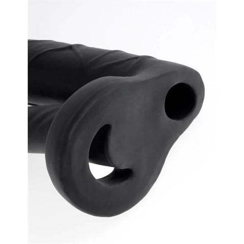 Fantasy X-Tensions Double Trouble Penis Extension Black - Pumps, Extenders and Sleeves