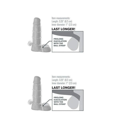 Fantasy X-Tensions Vibrating Climax Cock Cage - Pumps, Extenders and Sleeves