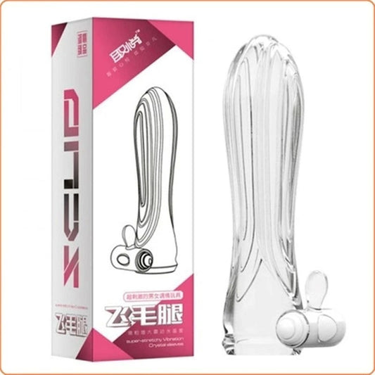 BDStyle Scud Super-Stretchy Vibration Crystal Sleeves - Elevate Your Intimate Experience - Pumps, Extenders and Sleeves