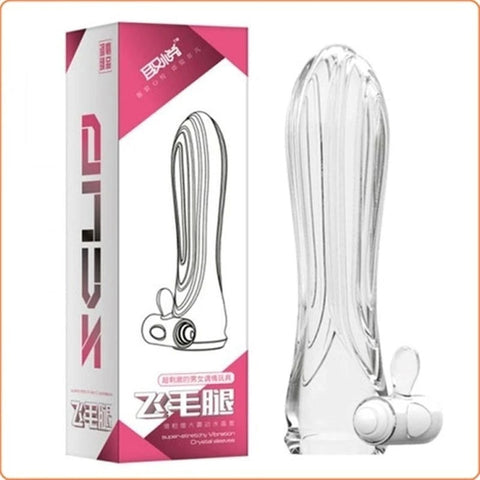 BDStyle Scud Super-Stretchy Vibration Crystal Sleeves - Elevate Your Intimate Experience - Pumps, Extenders and Sleeves