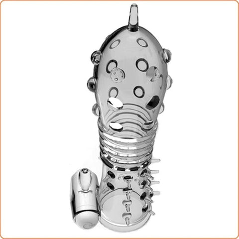Scorpion Vibration Crystal Penis Sleeve - Pumps, Extenders and Sleeves