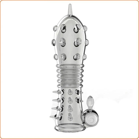 Scorpion Vibration Crystal Penis Sleeve - Pumps, Extenders and Sleeves