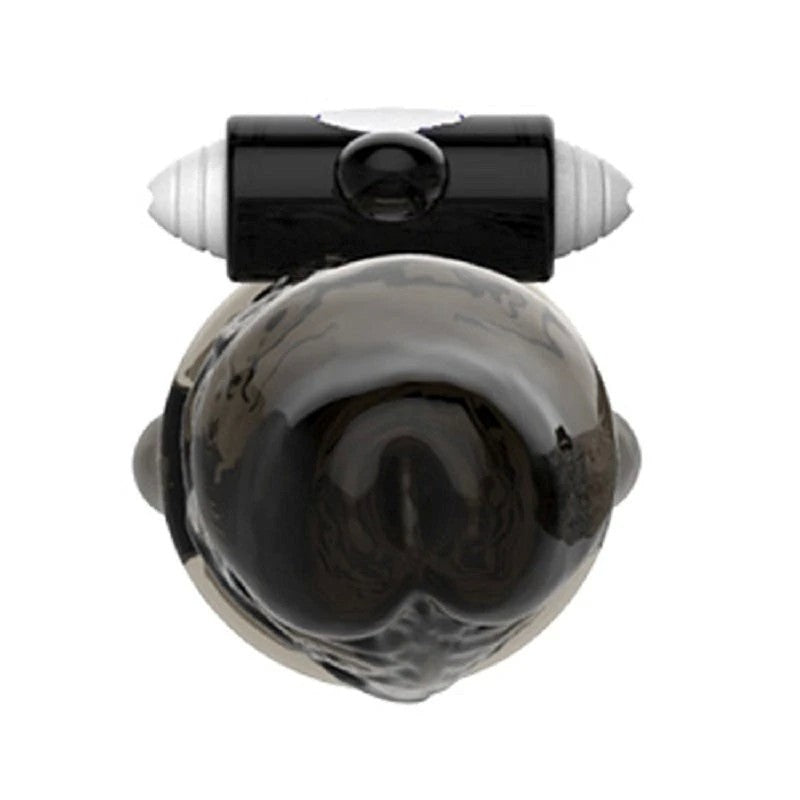 Black Warrior Thick Head Vibrating Penis Sleeve Pumps, Extenders and Sleeves