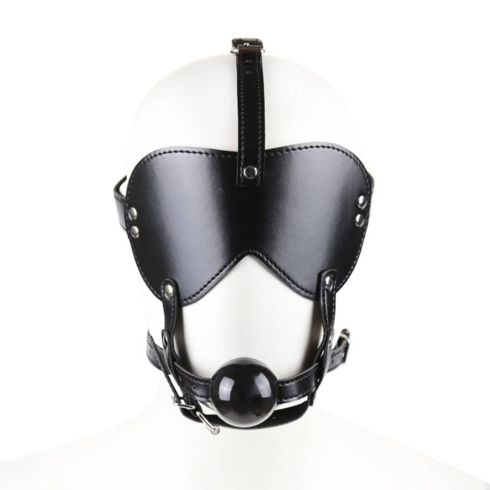 BDStyle Bondage Gag Harness with Blindfold Bondage Gags and Bits