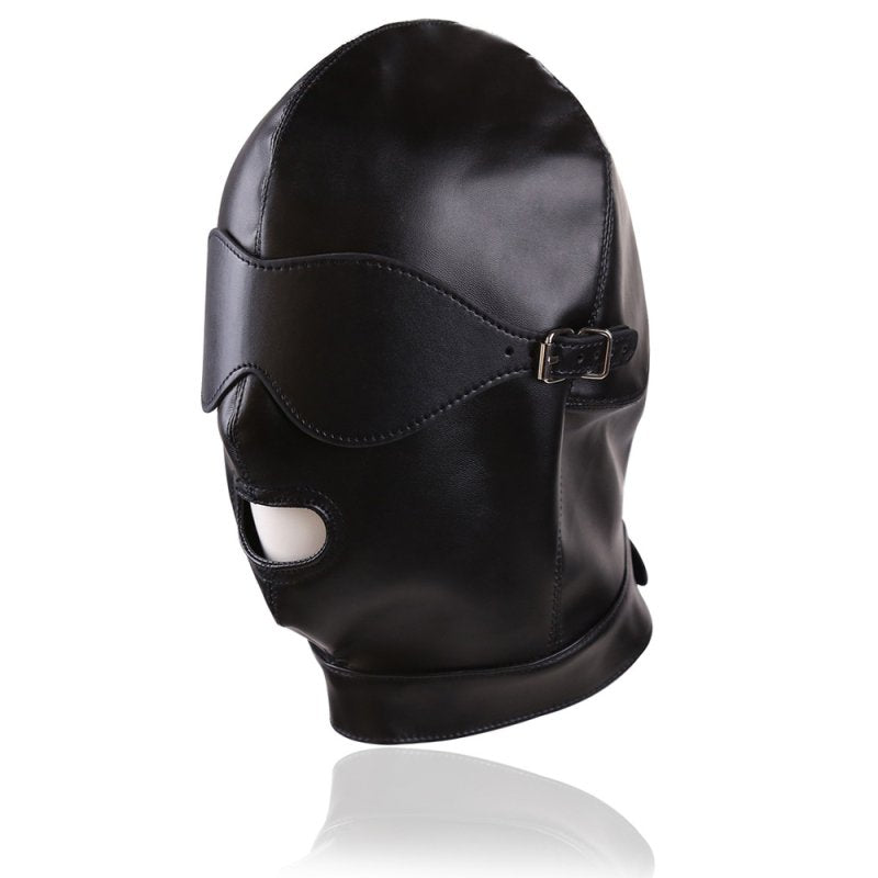 BDStyle BDSM Play Full Mask Eyes & Mouth Detachable Blindfolds And Masks