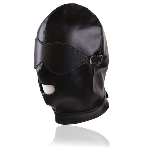 BDStyle BDSM Play Full Mask Eyes & Mouth Detachable - Blindfolds And Masks
