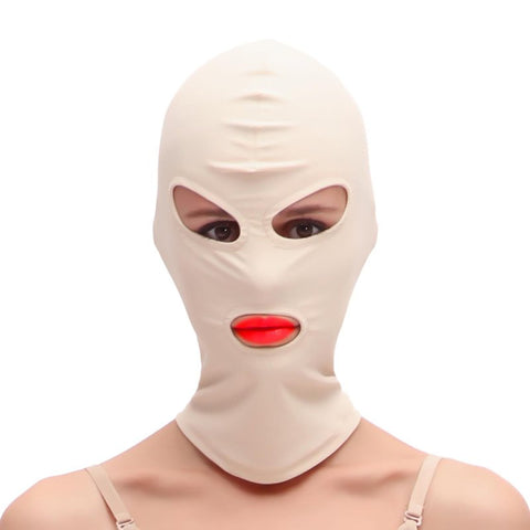 Fantasy Spandex 3 Hole Hood - Bondage Hoods