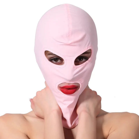 Fantasy Spandex 3 Hole Hood - Bondage Hoods