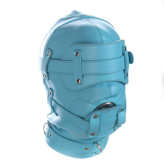 Bug-Eyed Lockdown Hood With Penis Gag by BDStyle