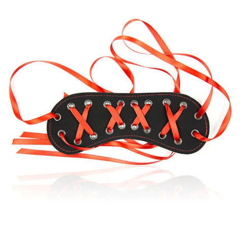 BDStyle Shoelaces Style Blindfold - Blindfolds And Masks