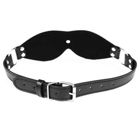 BDStyle Cingulum Stud Fancy Blindfold with D Ring - Blindfolds And Masks