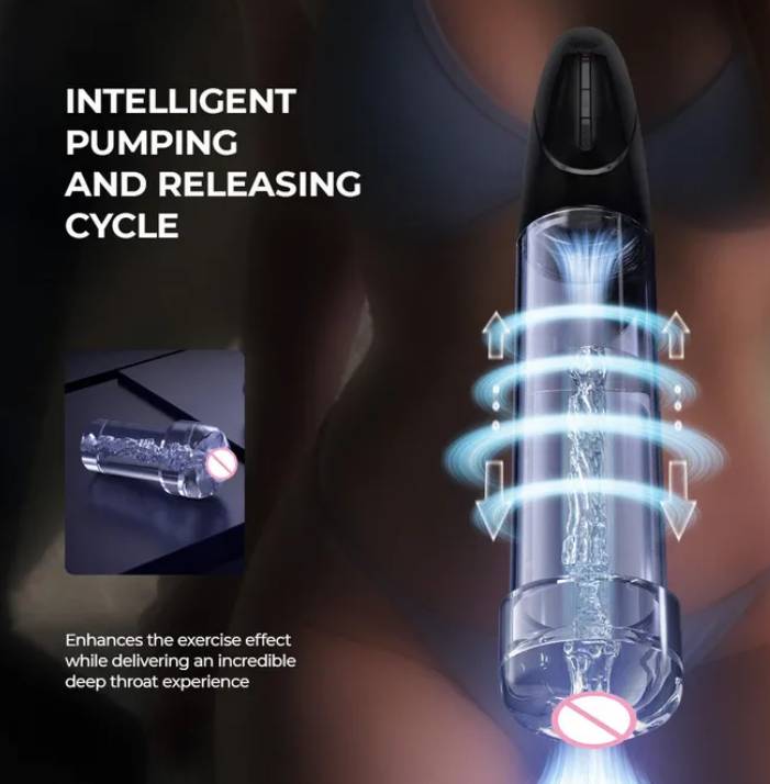 Shots LuvPump Smart Rechargeable 2-in-1 Automatic Penis Pump - Penis Pumps And Stretchers