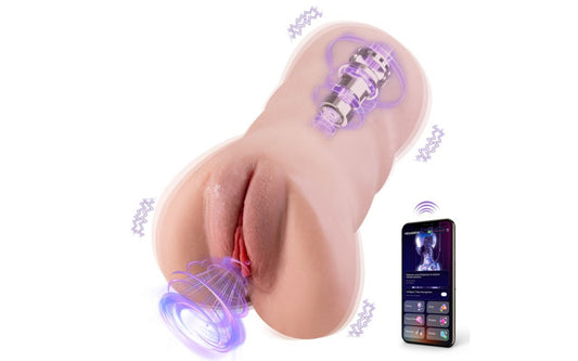 Xise Sora App Control Vibrating Realistic Vaginal Masturbator - Masturbators and Strokers