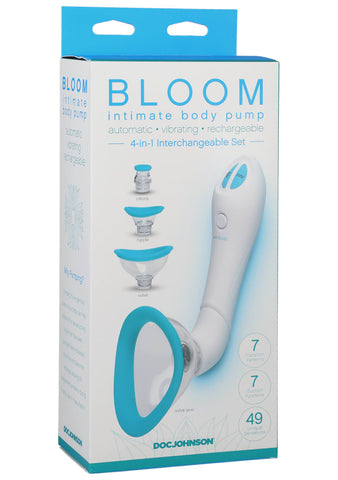 Doc Johnson Bloom Intimate Automatic Vibrating Body Pump - Pussy And Clit Toys
