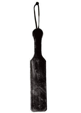 Sportsheets Leather Paddle W/Black Fur Side - Paddles And Slappers