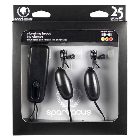 Vibrating Alligator Mini Nipple Clamps Black - Nipple and Clit Clamps