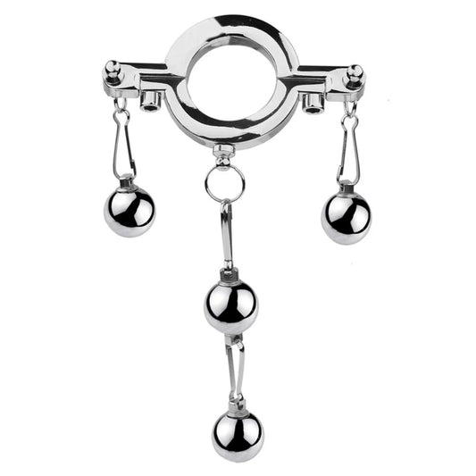 BDStyle Stainless Steel Pleasure Enhancers - Adjustable Sizes for Personalized Comfort Steel Sex Toys