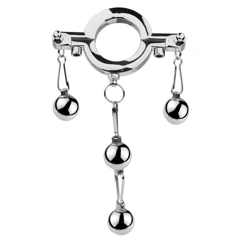 BDStyle Stainless Steel Pleasure Enhancers - Adjustable Sizes for Personalized Comfort - Steel Sex Toys