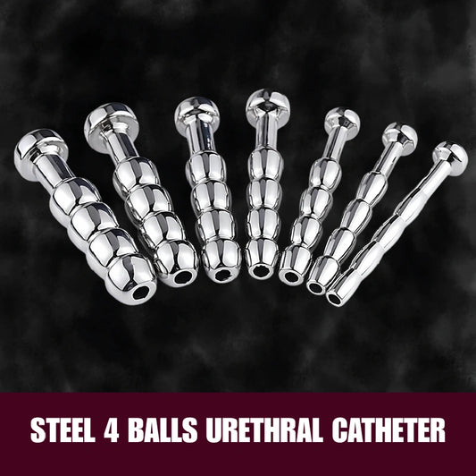 Steel 4 Balls Urethral Catheter — buy online at Adultsmart Australia