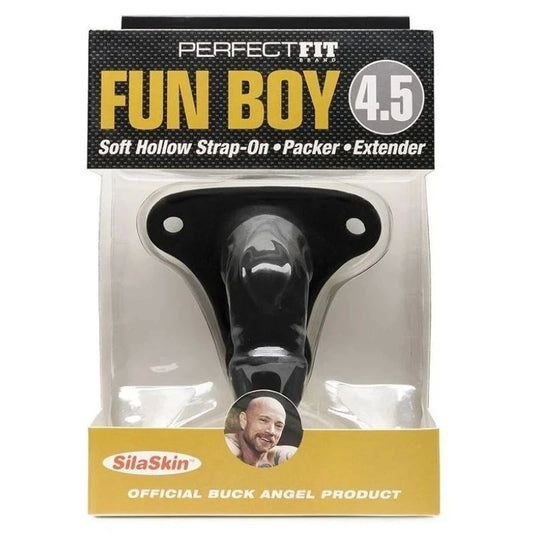 Perfect Fit Fun Boy 4.5 Inch Soft Hollow Strap-On - Butt Plugs