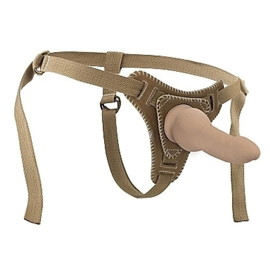 Premium Bonded Leather Strap On with Straps - Pumps, Extenders and Sleeves