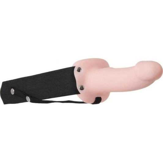 Adam and Eve Adams Flexskin Hollow Strap-On with Extensions - Strap On Sextoys