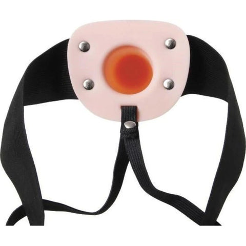 Adam and Eve Adams Flexskin Hollow Strap-On with Extensions - Strap On Sextoys