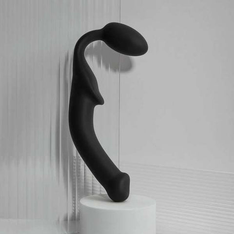 STRAP-ON-ME NEW Bendable Strap-On Silicone Dildo Black - Strap On Sextoys