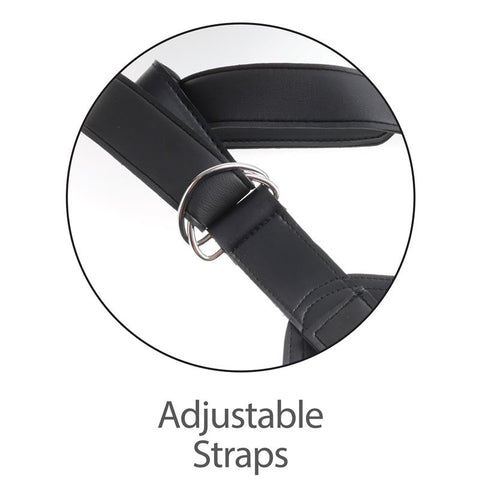 King Cock Strap-On Two Cocks One Hole 7 Inch Realistic Cock - Strap On Sextoys