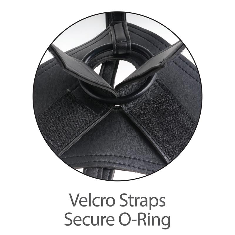 King Cock Strap-On Two Cocks One Hole 7 Inch Realistic Cock Strap On Sextoys