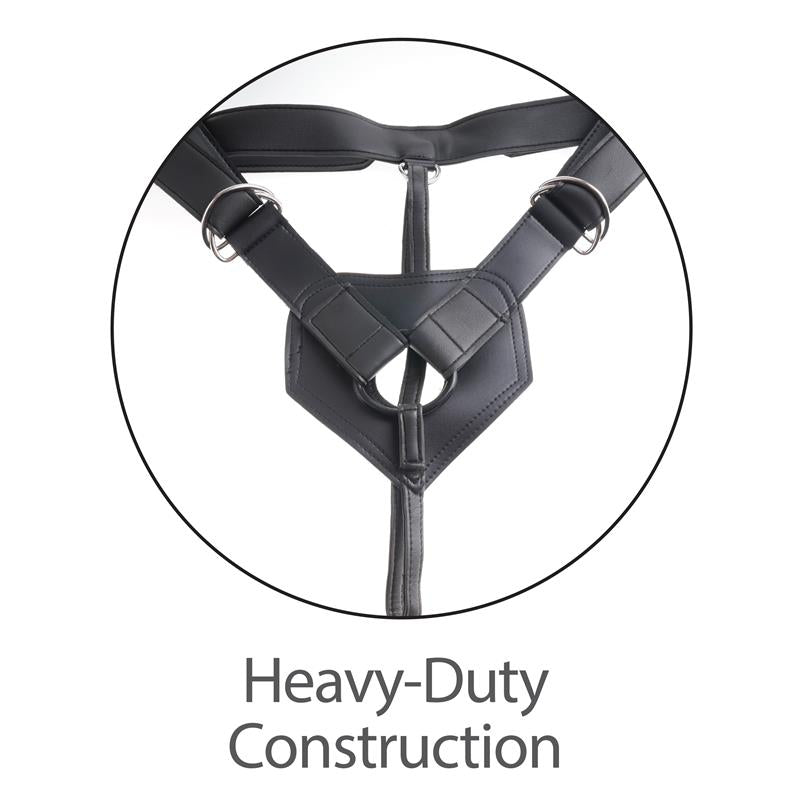 King Cock Strap-On Two Cocks One Hole 7 Inch Realistic Cock Strap On Sextoys