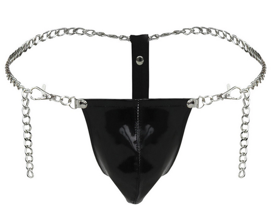 Strict Leather Chain JockStrap - His Fetish