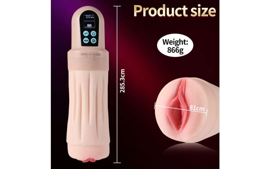Xise Suctroker Dual Density Vibrating Vaginal Masturbator V3 - Masturbators and Strokers