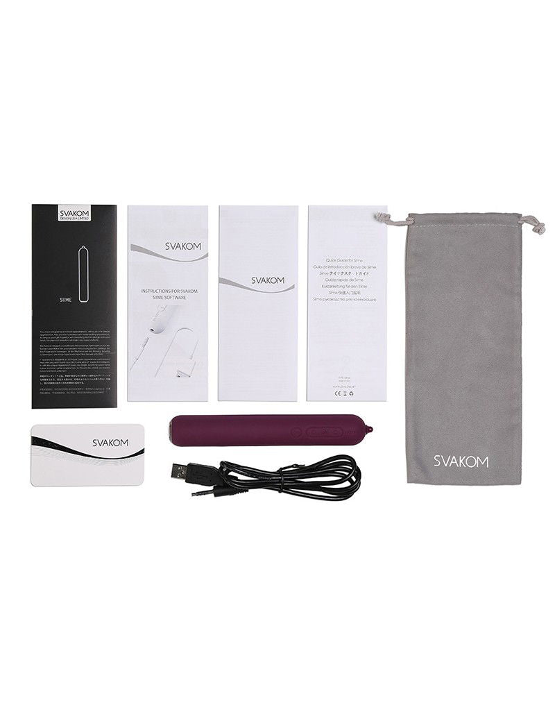 Svakom Siime Multi Functions Bullet Vibrator with Camera Remote Control Vibrators