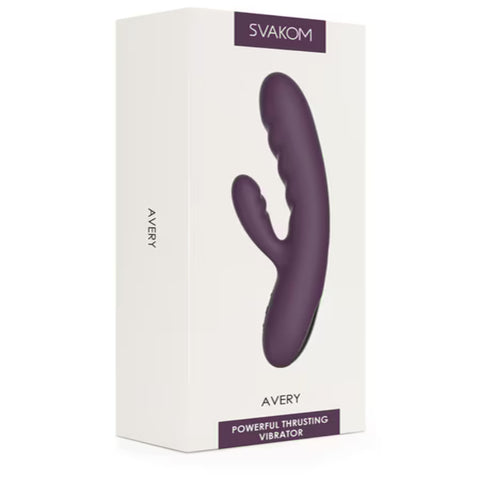 Svakom Avery Deep Thrusting Rabbit Vibrator - Rabbit Vibrators