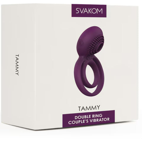 Svakom Tammy Vibrating Double Cock Ring - Vibrating Cock Rings