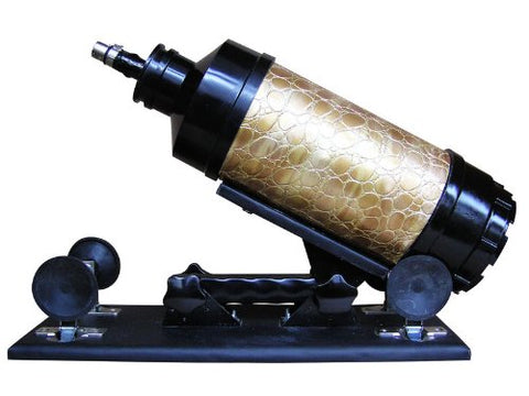 Sweetheart Cannon Sex Machine Black & Gold Large - Sex Machines