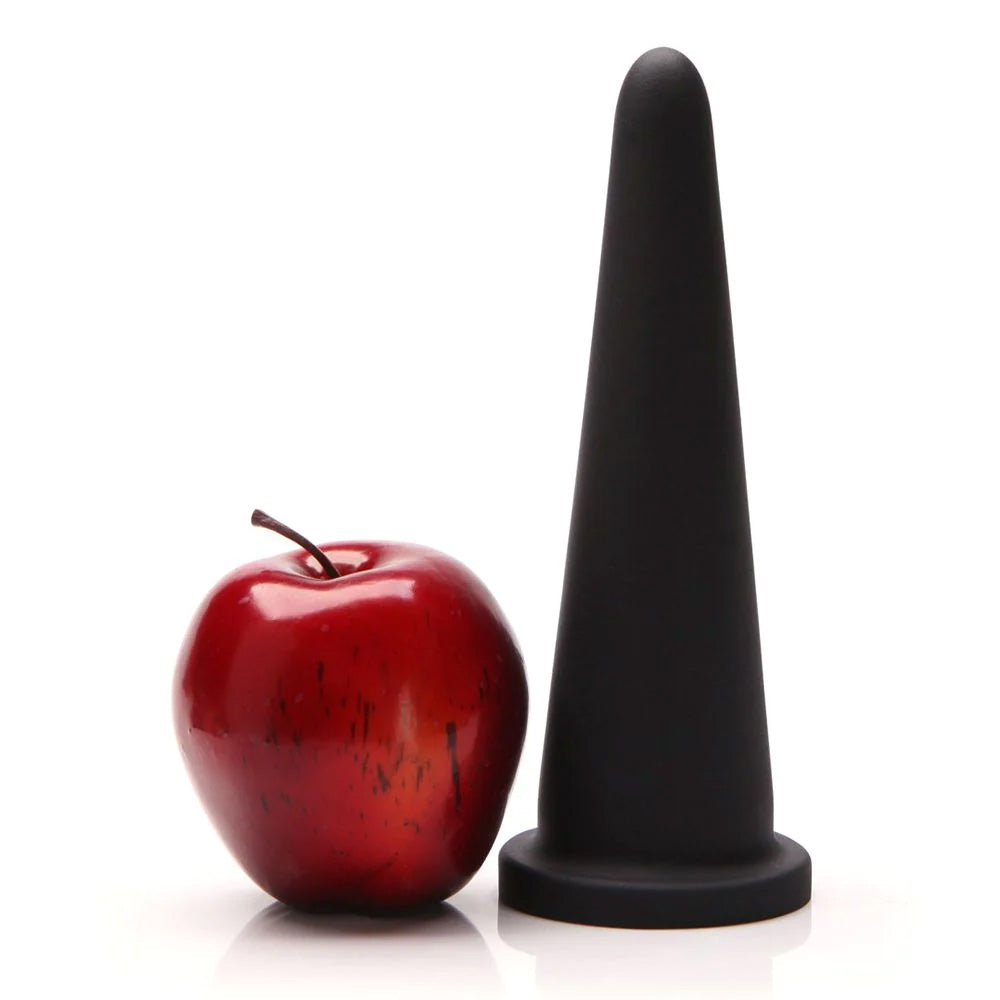 Tantus Cone Butt Plug Small Black Butt Plugs