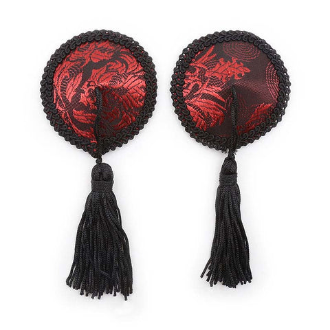 Tassled Flower Nipple Pasties - Bras and Bra Sets