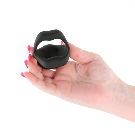 Techno Strobe - Rechargeable Silicone Cock Ring with 9 Vibration Modes - Cock Rings