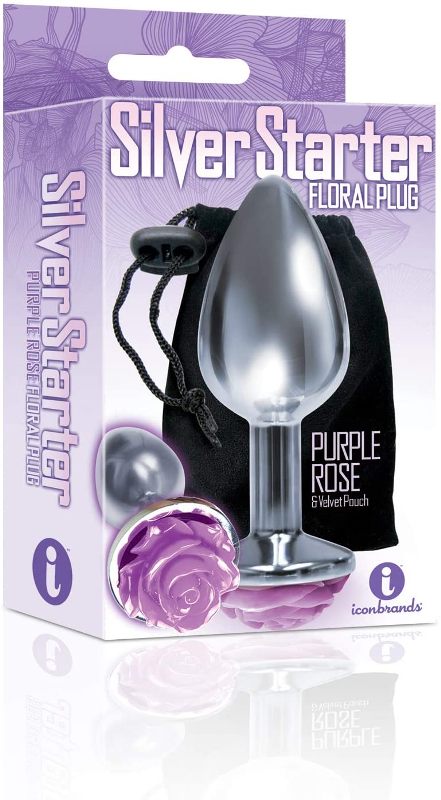 The 9's Silver Starter - Rose - Butt Plugs