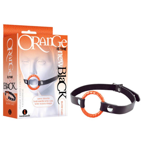 The 9's Orange Is The New Blow Gag - Bondage Gags and Bits