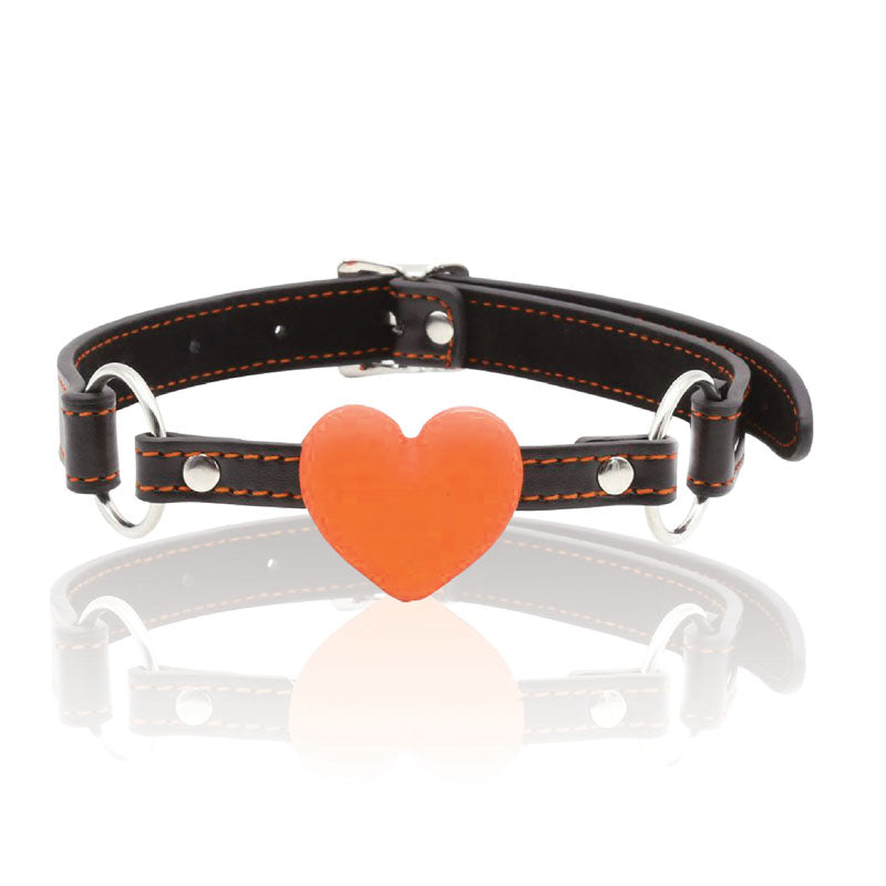 The 9's Orange Is The New Black - Heart Gag Bondage Gags and Bits