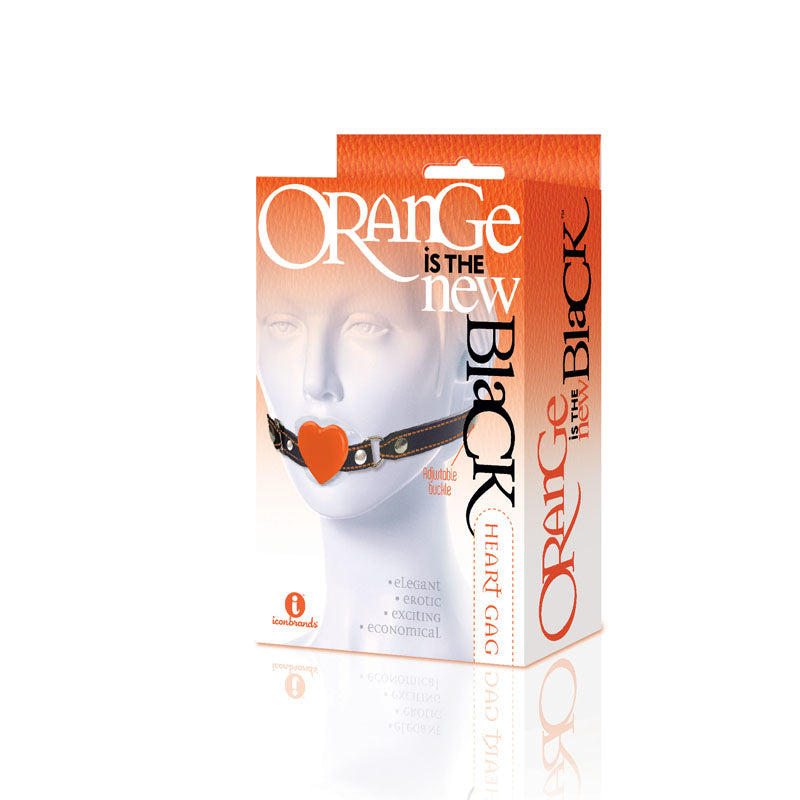 The 9's Orange Is The New Black - Heart Gag Bondage Gags and Bits