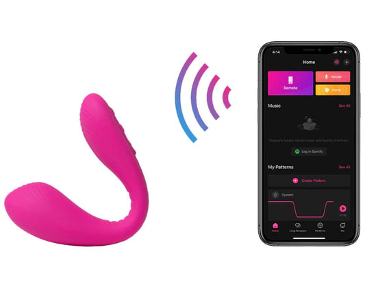 Lovense Dolce Remote Control G Spot and Clitoral Vibrator {% if variant != 'Default Title' and variant != blank %} {% endif %} Remote Control Vibrators