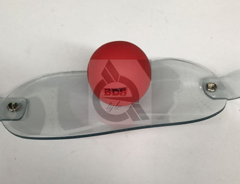 Transparent String Mouth Red Ball Gag - Bondage Gags and Bits
