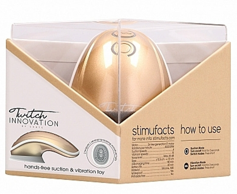 Twitch Hands-Free Suction and Vibration Toy - Clit Ticklers and Pulsators