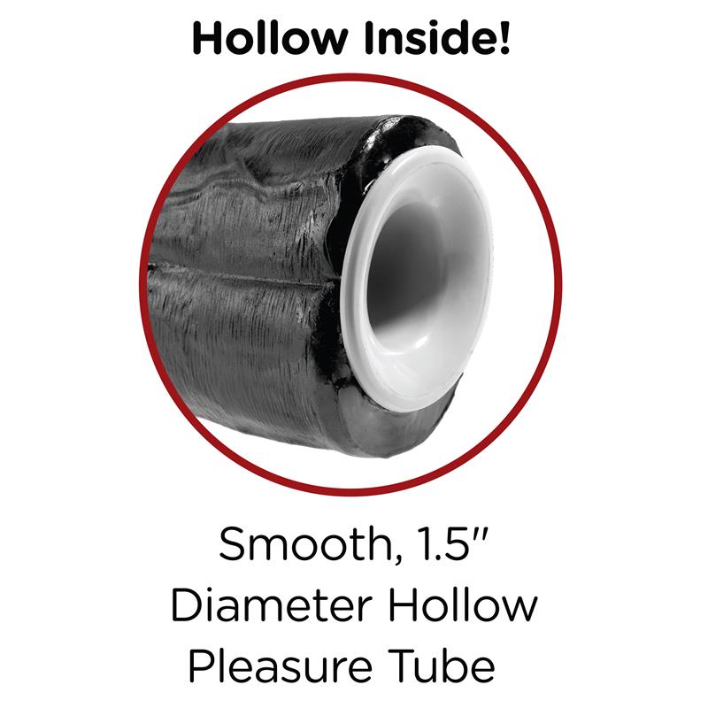 King Cock 11 Inch Two Cocks One Hole Hollow Strap-on System Realistic Dildos